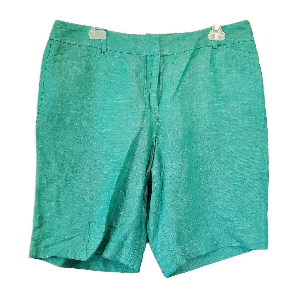 Talbots Shorts Womens Size 10 Green